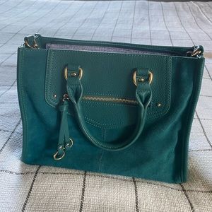 Modcloth Green Faux Suede Purse
